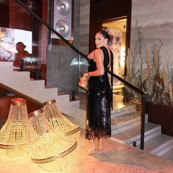 ZARA SEQUIN LONG SKIRT ZW COLLECTION - Picture 9 of 17